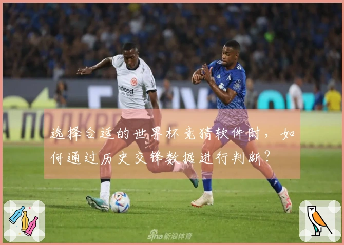 选择合适的世界杯竞猜软件时，如何通过历史交锋数据进行判断？